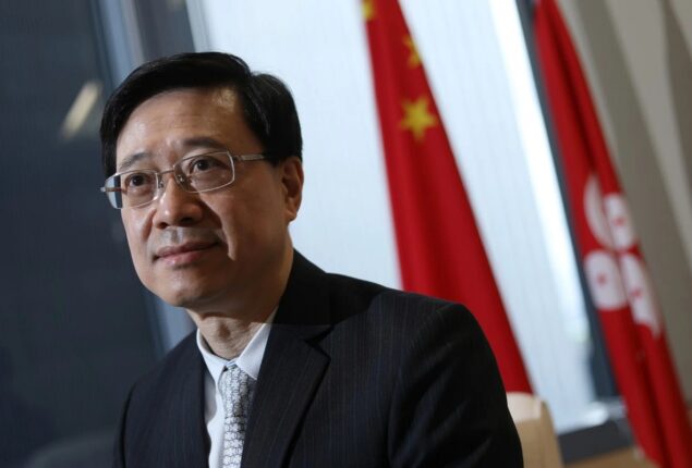 In his sales pitch for the city, Hong Kong’s Lee praises order after chaos