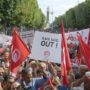 Protesters in Tunisia condemn the “coup” and demand that the president resign