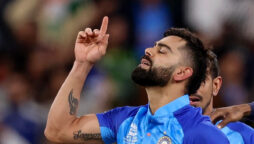 Abhishek and Javed Akhtar rave about ‘King Kohli’ after match