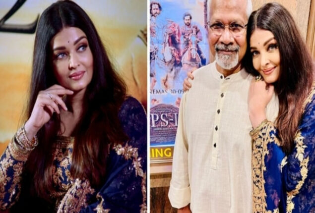 Aishwarya Rai looks stunning as she shares pics with Mani Ratnam
