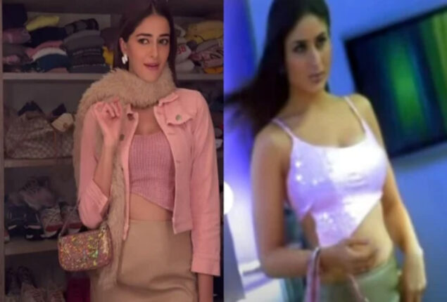 Ananya Panday recreates Kabhi Khushi Kabhie Gham scenes