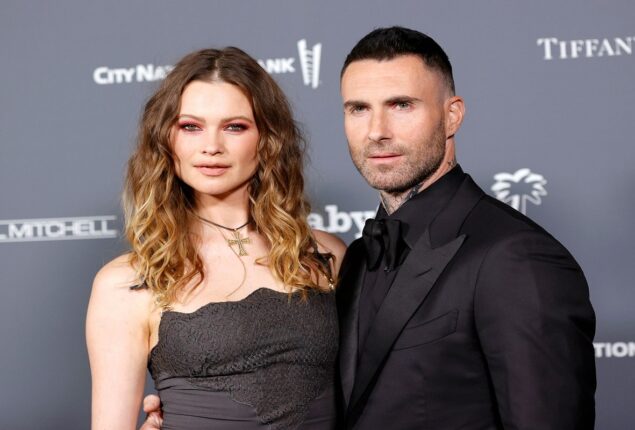 Adam Levine’s wife Behati Prinsloo supported him at first Maroon 5 concert amid cheating accusations