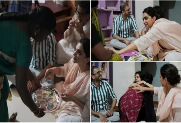 Deepika Padukone interacts with mental health patients in Tamil