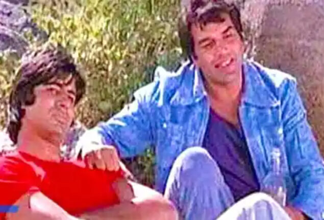 Dharmendra wishes Amitabh Bachchan on Uunchai with Sholay pic