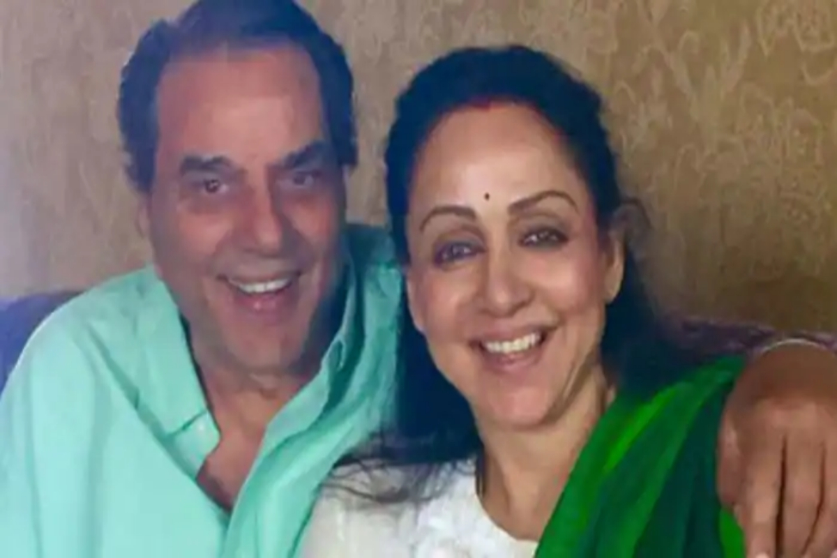 Dharmendra and Hema Malini