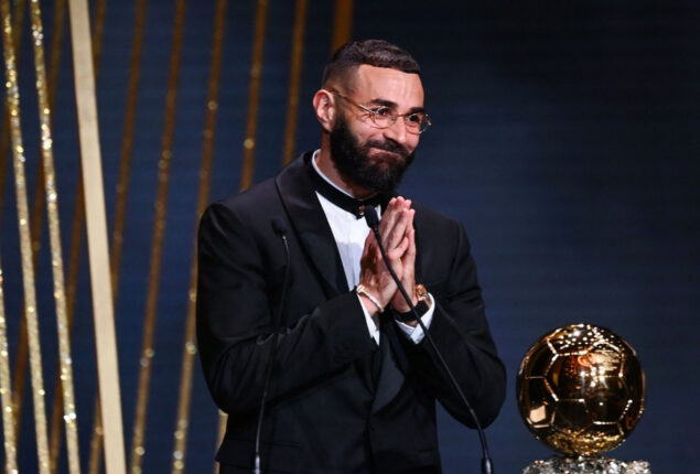 Karim Benzema won Ballon d’Or award for world’s best players
