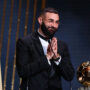 Karim Benzema won Ballon d’Or award for world’s best players