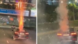 Gurugram video of firecrackers bursting from a moving car goes viral