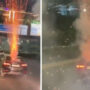 Gurugram video of firecrackers bursting from a moving car goes viral