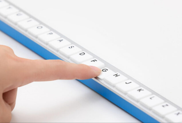 Google showed off Gboard Bar, 165-cm long keyboard with one row