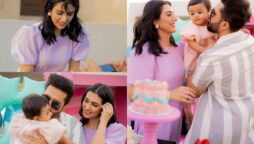 Sarah Khan and Falak Shabbir celebrate first birthday of their daughter Alyana 