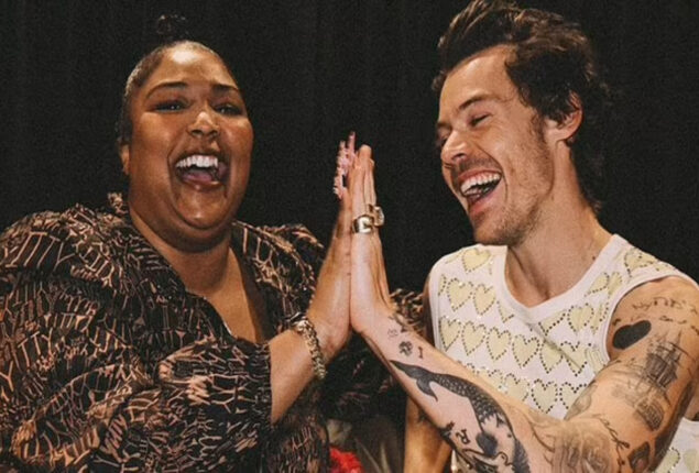 Harry Styles and Lizzo display BFF ambitions in Chicago