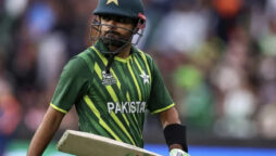 In the ICC T20I rankings, Babar Azam drops