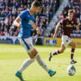 Rangers wins against hearts and goes to top