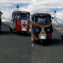 Auto rickshaws set record to take world’s highest road