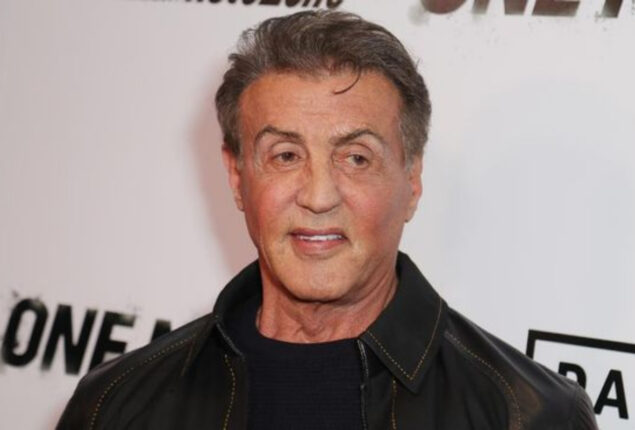 Sylvester Stallone spotted wearing wedding band on his ring finger
