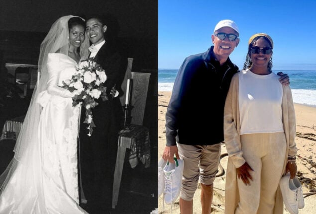 Michelle Obama writes note to Barack on their wedding anniversary