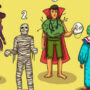 Brain Teaser: Find the Halloween Costume Party culprit in 9 seconds?