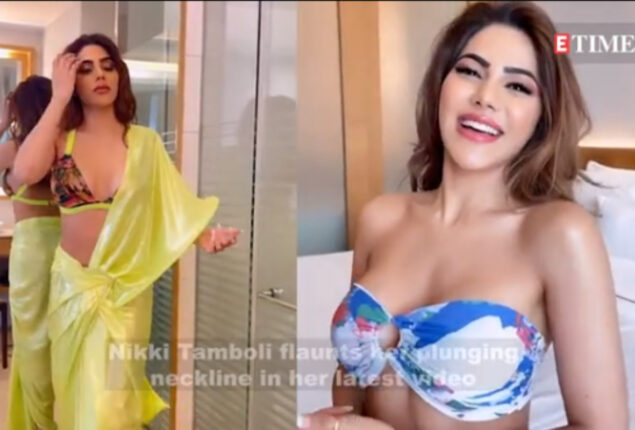 Nikki Tamboli’s video goes viral: ‘Uff teri adaa’