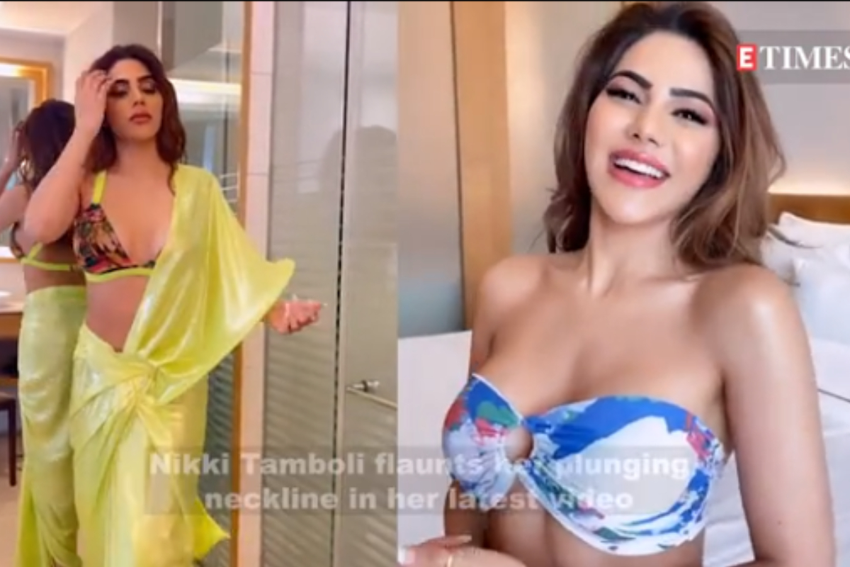 Nikki Tamboli's video goes viral: 'Uff teri adaa'