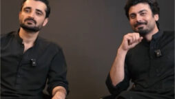 Fawad Khan and Hamza Ali Abbasi give comments to Fahad Mustafa