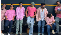 Kartik Aaryan and his team wear pink on sets of SatyaPrem Ki Katha