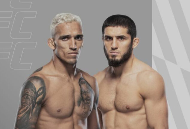 Charles Oliveira vs. Islam Makhachev: Fight card