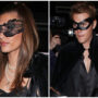 Justin and Hailey Bieber attend Doja Cat’s Masquerade party