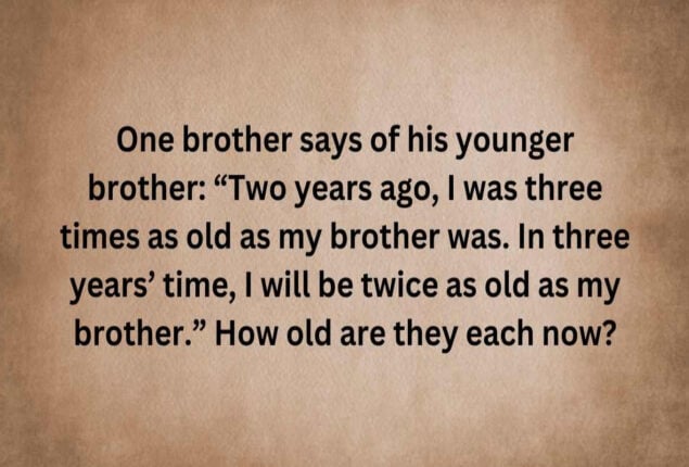 Math Riddle: Are you smart enough to solve John-Jack age gap?