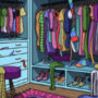 Optical Illusion: Only 2% can find cat hiding in closet in 15 seconds!