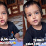 Laughter follows a child’s “jab main chota tha na” statement