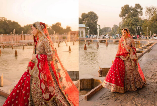 Maya Ali mesmerizes fans in bright red traditional attire
