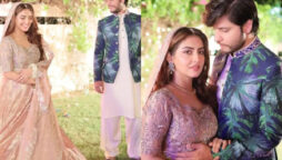 Hiba Bukhari and Arez Ahmed leave fans in awe with new photoshoot