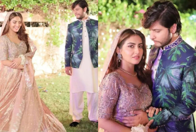 Hiba Bukhari and Arez Ahmed leave fans in awe with new photoshoot