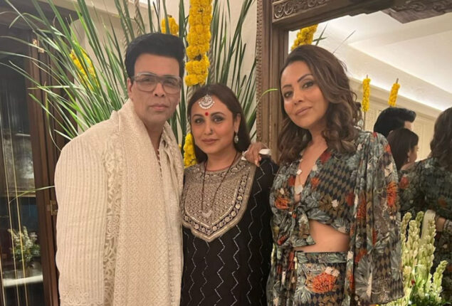 Gauri Khan finally shares picture from Diwali celebration with Rani Mukerji and Karan Joha