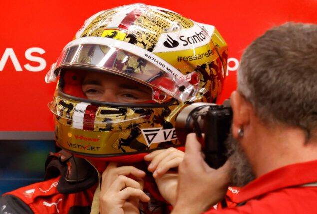 Charles Leclerc quickest, Verstappen second in Singapore practice