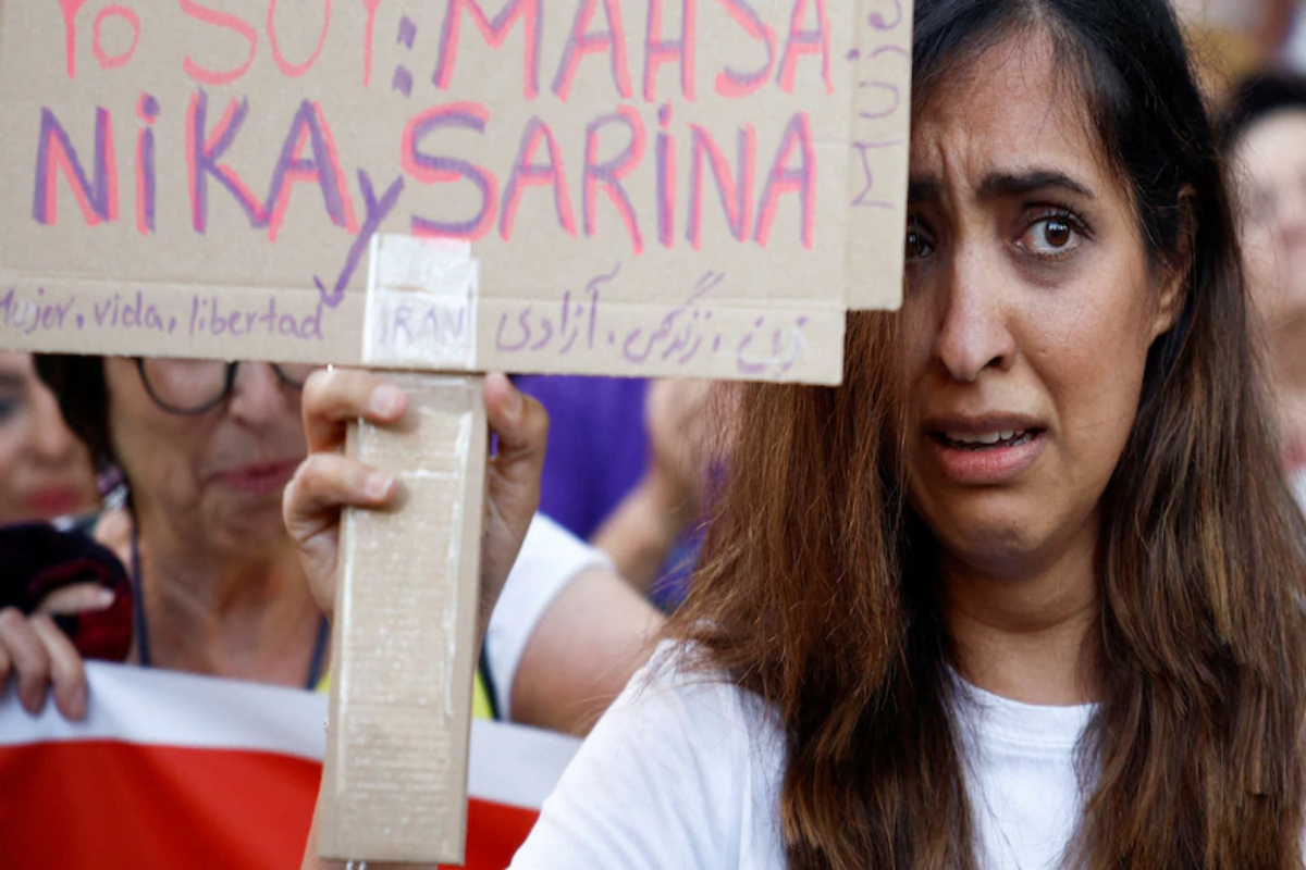 Protester Nika Shahkarami