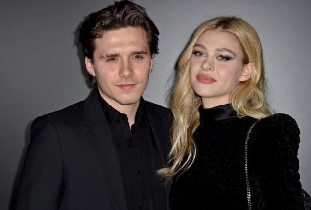 Nicola Peltz and Brooklyn Beckham exude glamour