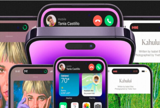 Apple Dynamic Island imitator Android app