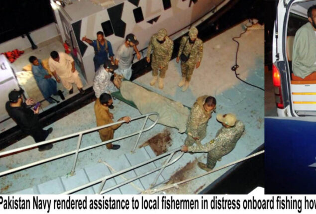  Pakistan Navy assisted local fishermen in distress