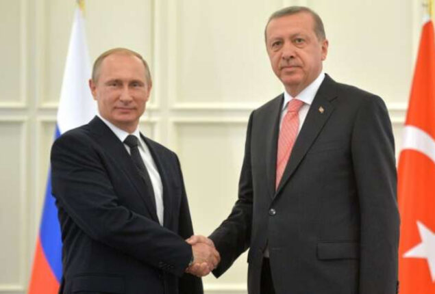 Putin discusses developments in Ukraine with the Turkish president