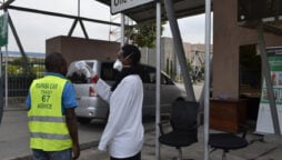 Rwanda Ebola testing center