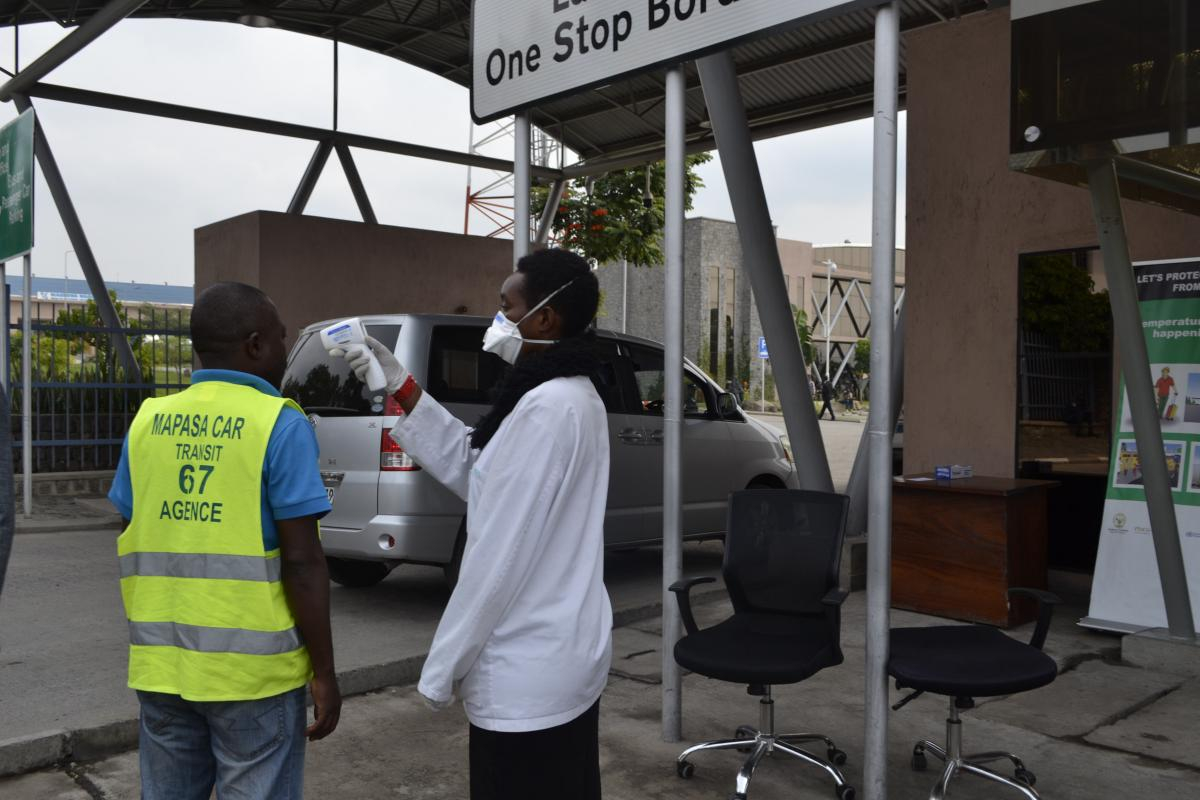 Rwanda Ebola testing center