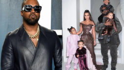 Kanye West takes the kids to his “own school” and says ‘I don’t compromise’