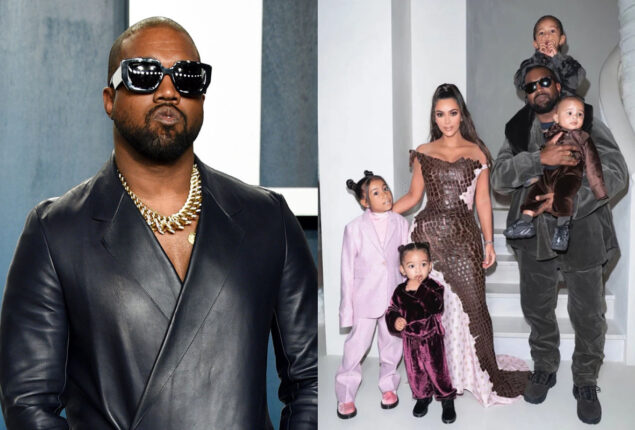 Kanye West takes the kids to his “own school” and says ‘I don’t compromise’