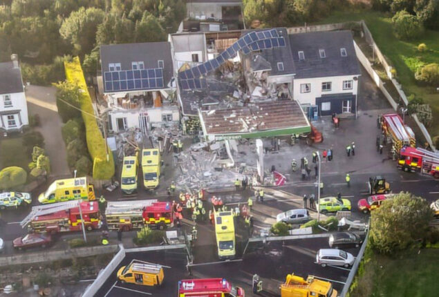 blast at a gas station