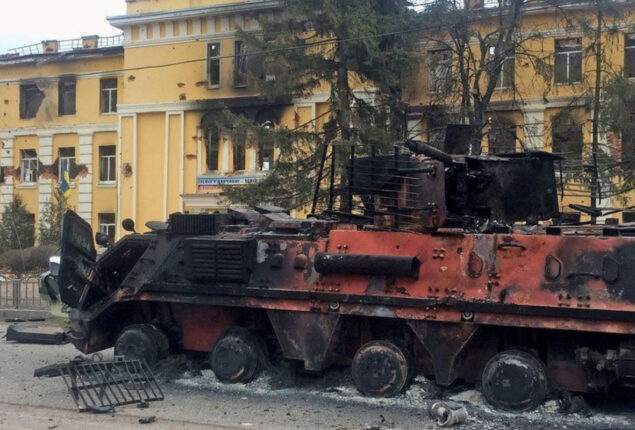 Donetsk shelling destroyed three fuel tanks officials claims