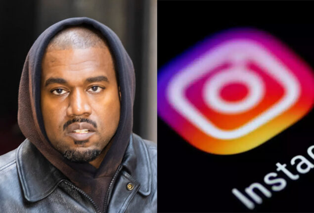 Kanye West’s social media account was blocked due to an allegedly “anti-Semitic” post