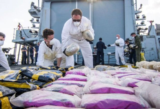 Royal Navy seizes drugs worth £15 million