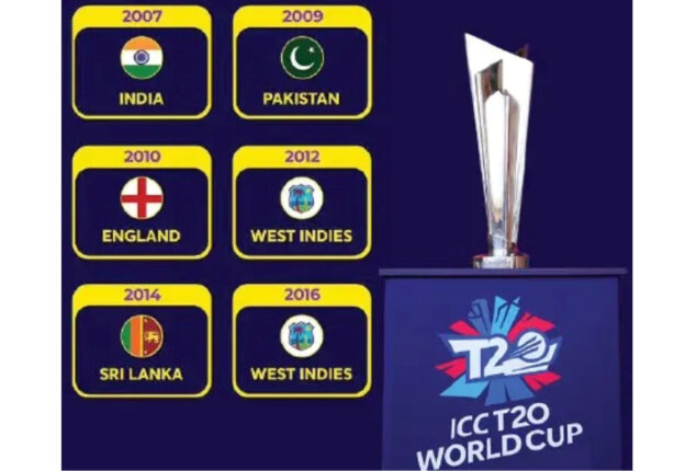 T20 World Cup champions list